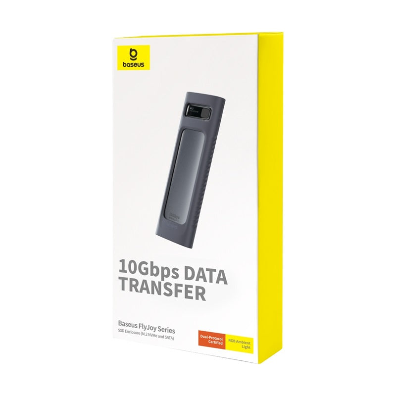 Baseus SSD Enclosure FlyJoy Series (M.2 NVMe and SATA) Baseus SSD Enclosure FlyJoy Series (M.2 NVMe and SATA)